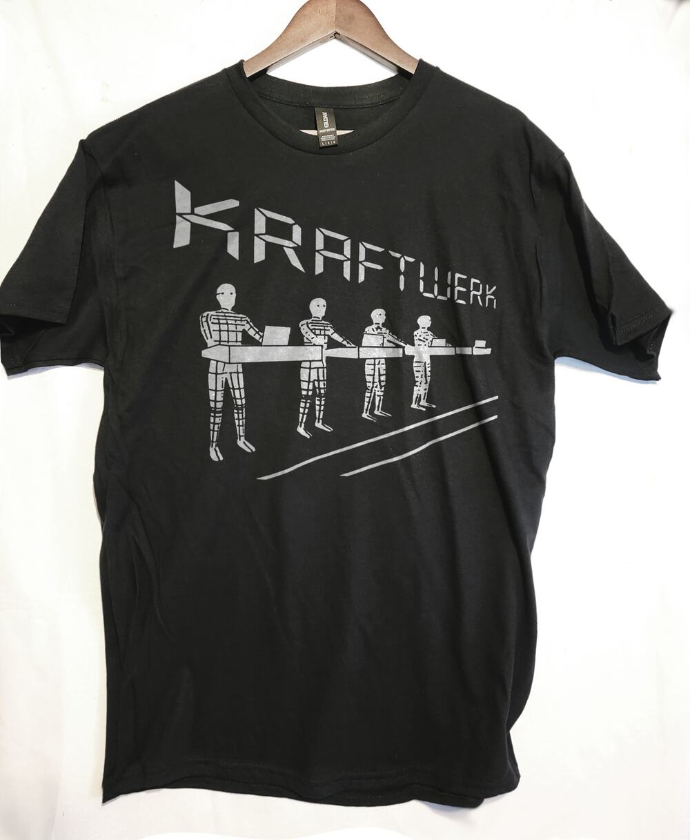 Kraftwerk  band t shirt  Size Large Black